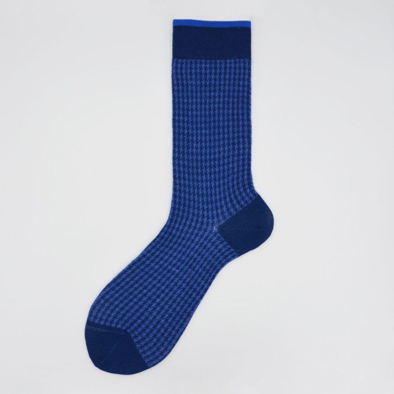 Calza corta in misto cashmere in...