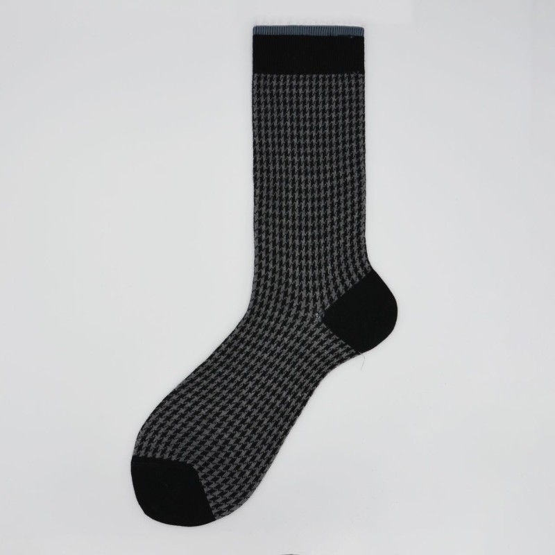 Calza corta in misto cashmere in...