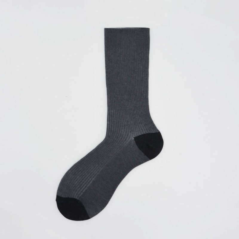 Calza corta in misto cashmere a...