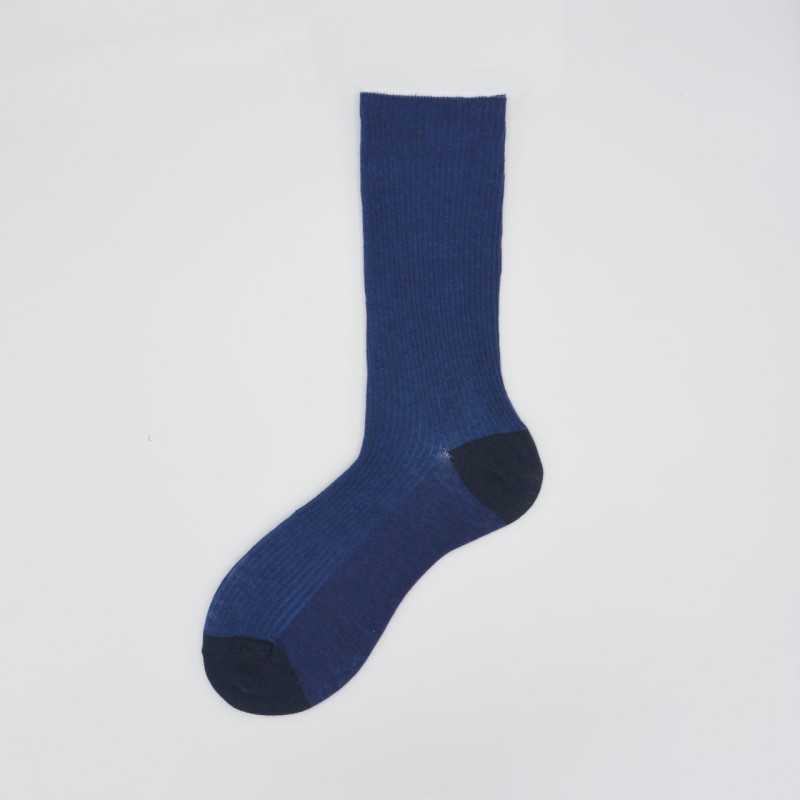 Calza corta in misto cashmere a...