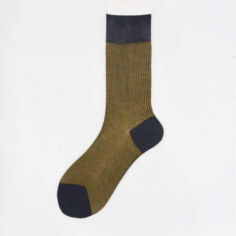 Calza corta in cotone oxford Mirto