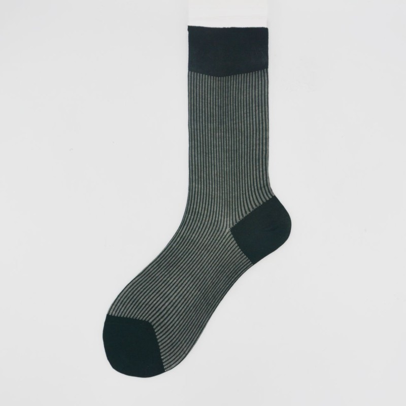 Calza corta in cotone oxford Mirto