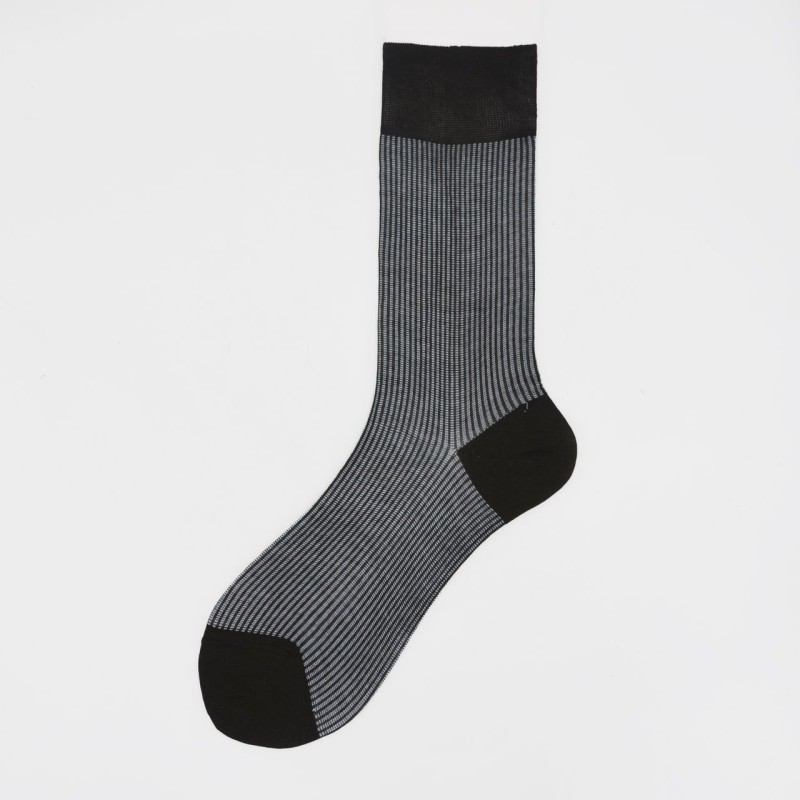 Calza corta in cotone oxford Mirto