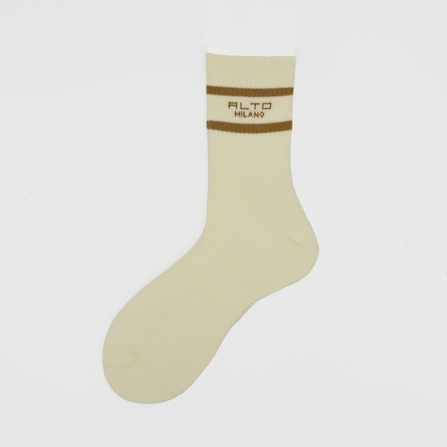 Calza corta in spugna di cotone con logo sul polso Forsen