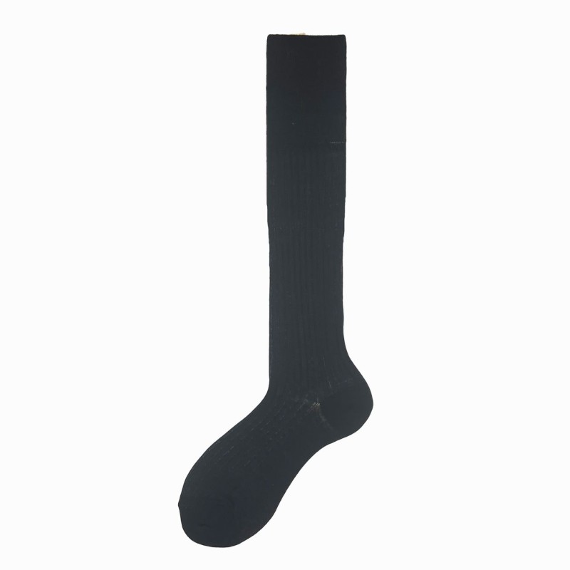 Calza lunga in cotone a coste Abigail