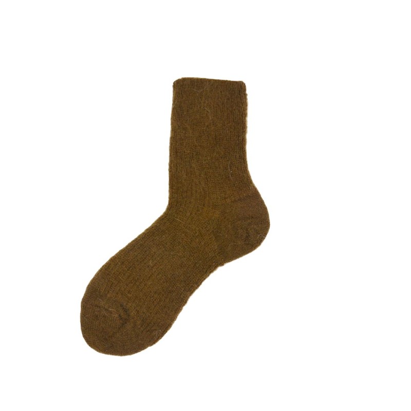 Calza corta in mohair a costa Sabine