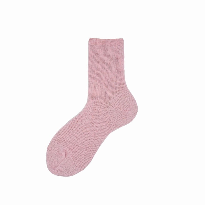 Calza corta in mohair a costa Sabine
