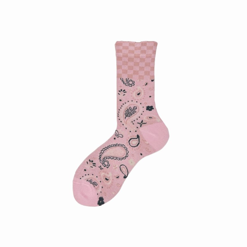 Calza corta in cotone fantasia Talitha