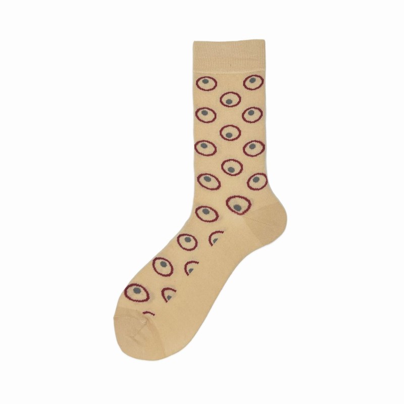 Calza corta in cotone con pois Gerald