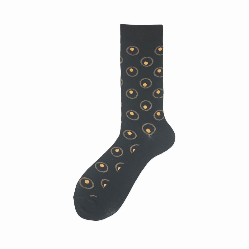 Calza corta in cotone con pois Gerald