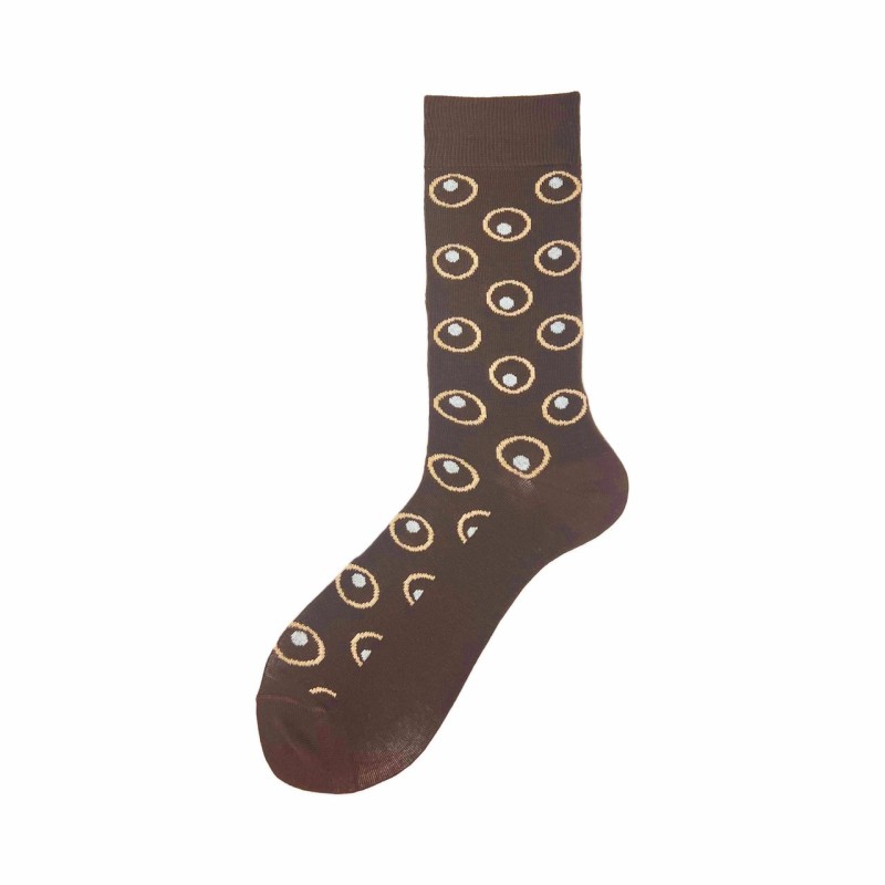 Calza corta in cotone con pois Gerald