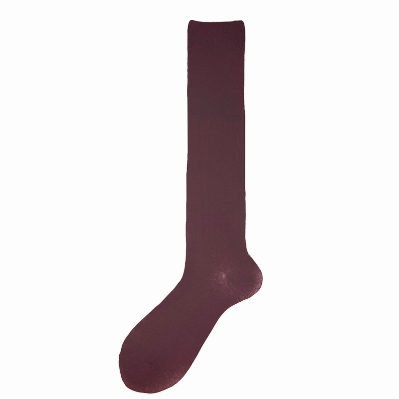 Calza lunga in misto cashmere con...