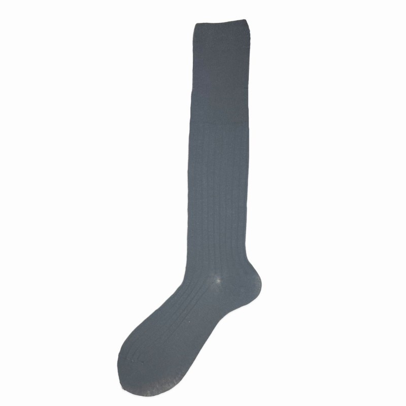 Calza lunga in misto cashmere con...