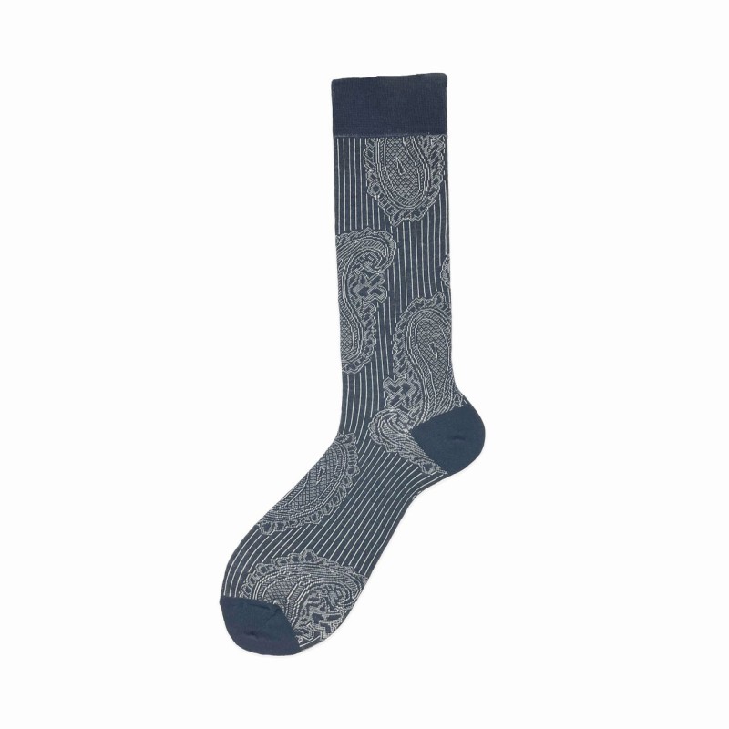 Calza corta in misto cashmere con...