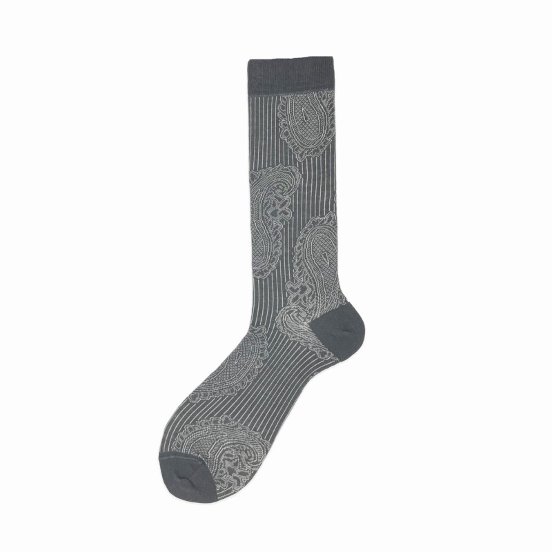 Calza corta in misto cashmere con...