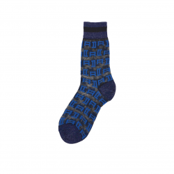 Calza corta da donna trasparente con logo Symbol