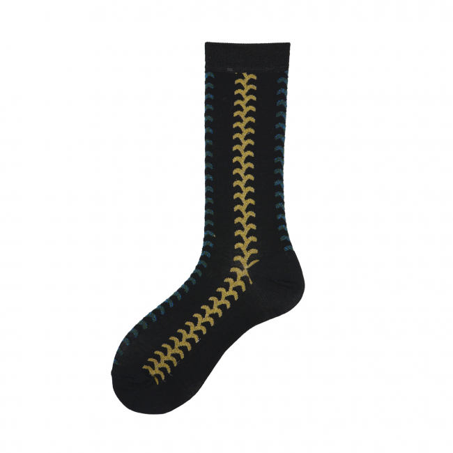 Calza corta da donna in cotone con motivo a spiga Ashe