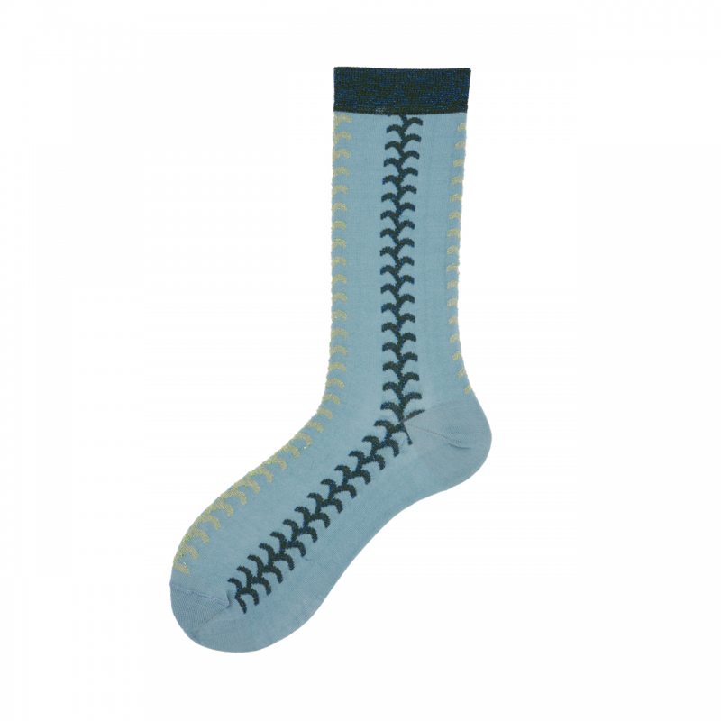 Calza corta da donna in cotone con...