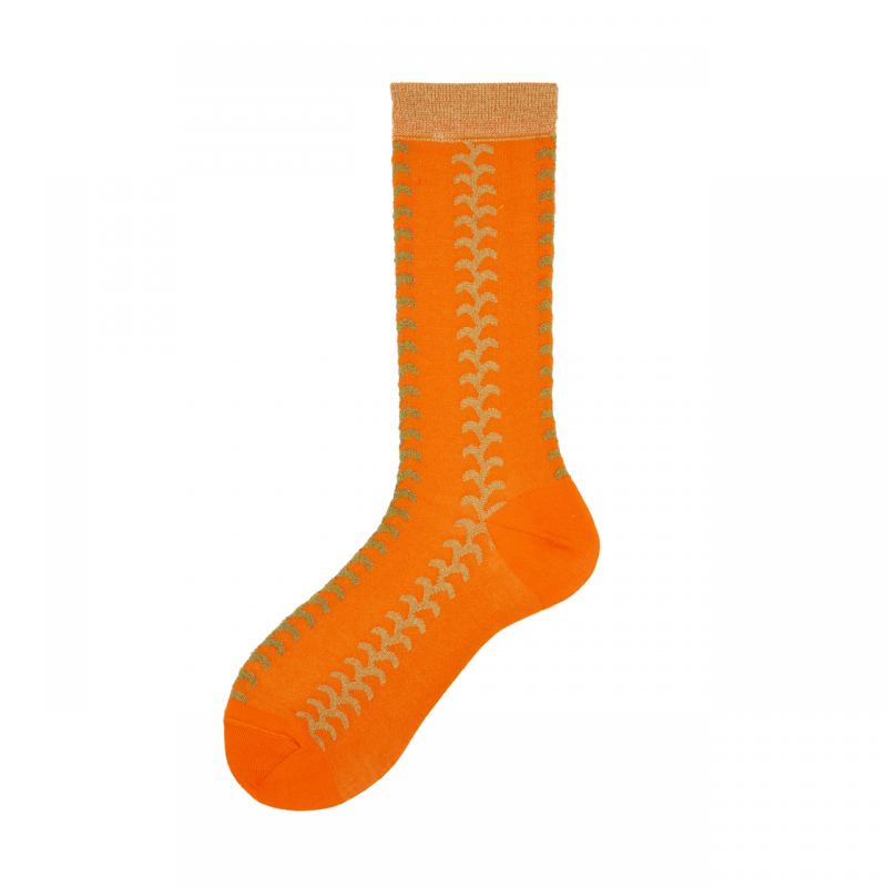 Calza corta da donna in cotone con...