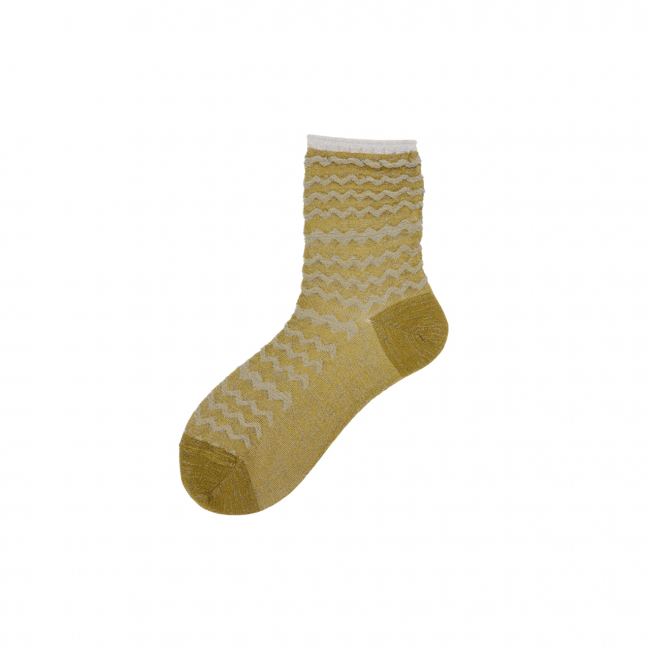 Calza corta da donna in viscosa a zig ziag Akali