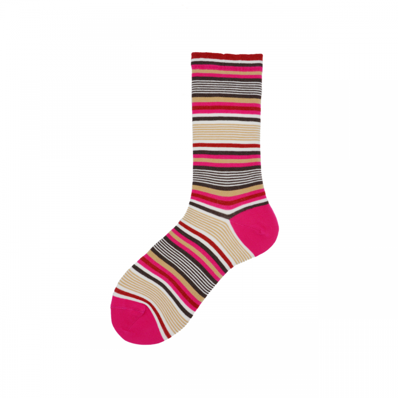 Calza corta da donna in cotone a...