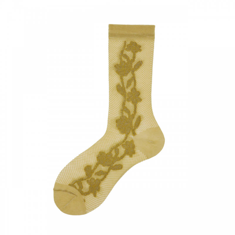 Calza corta da donna in cotone con...