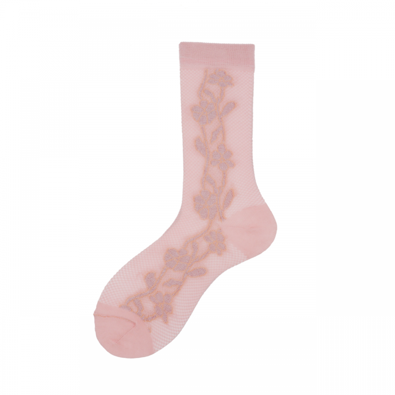 Calza corta da donna in cotone con...