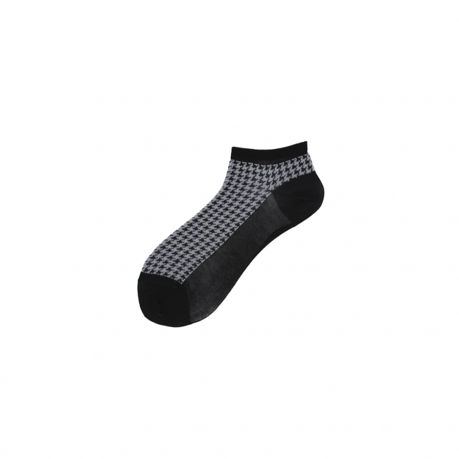 Calza da sneakers da uomo in cotone pied de poule Ayan