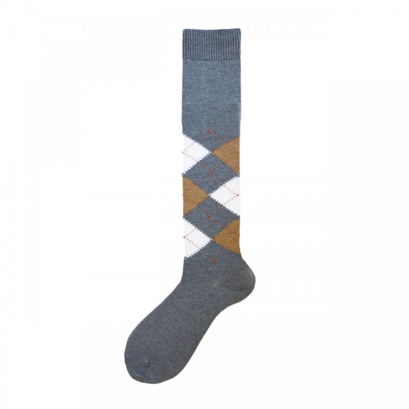 Calza lunga in lana merino con...