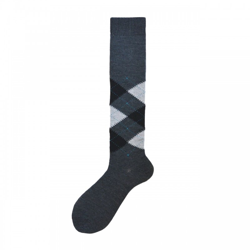 Calza lunga in lana merino con...