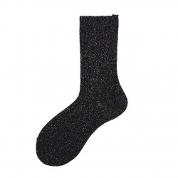 Calza lunga rasata in lurex multicolor Kaylie