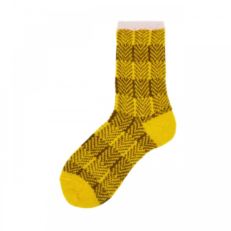Calza corta in baby mohair a rigoni a...