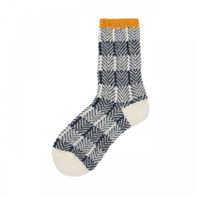 Calza corta in baby mohair a rigoni a...