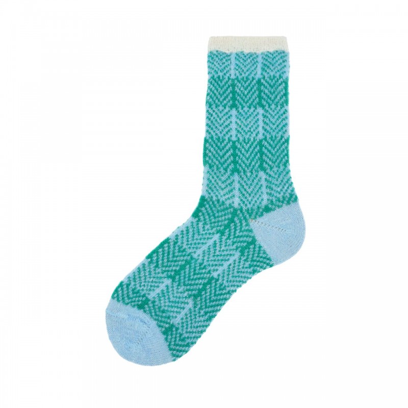 Calza corta in baby mohair a rigoni a...