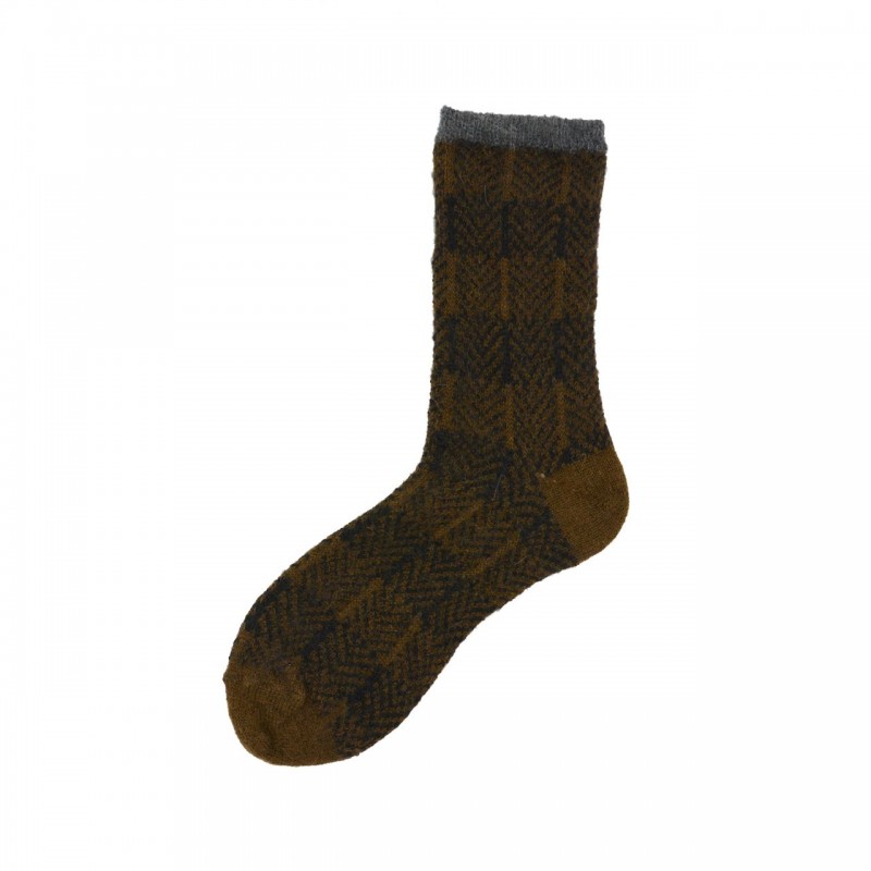 Calza corta in baby mohair a rigoni a...