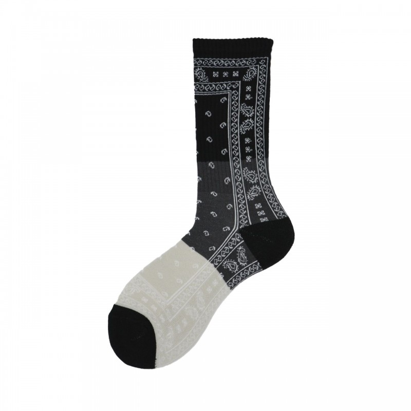 Calza corta rasata a fantasia bandana...