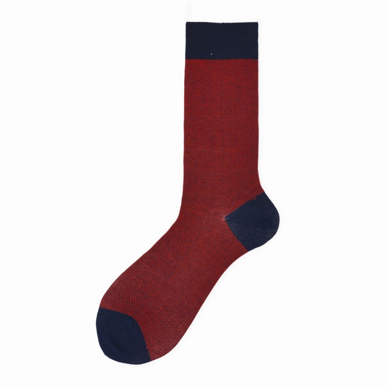 Calza corta uomo in cotone jacquard...