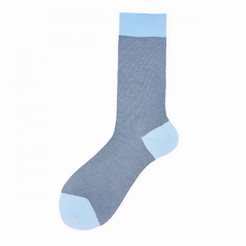 Calza lunga uomo in cotone jacquard...