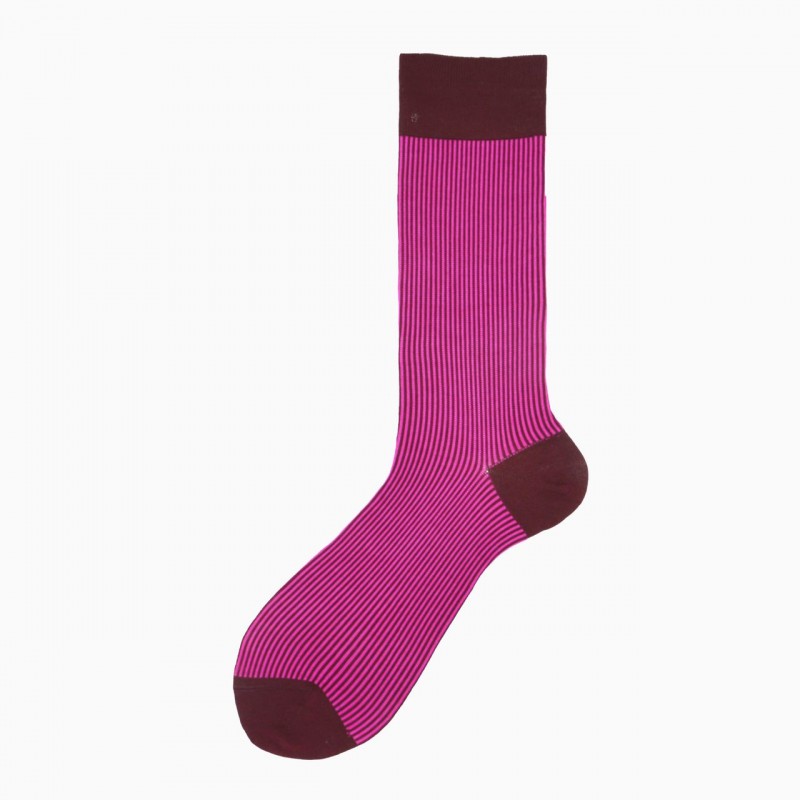 Calza corta uomo in cotone e seta con...
