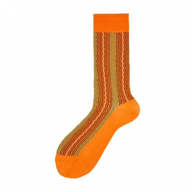 Calza corta uomo in cotone con righe verticali Taric 2