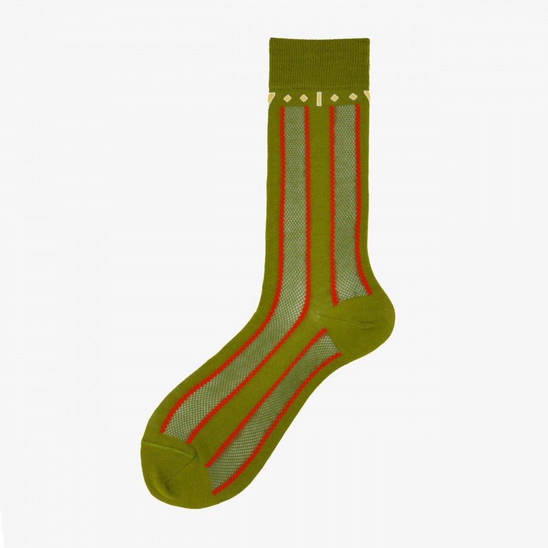 Calza corta uomo in cotone con...