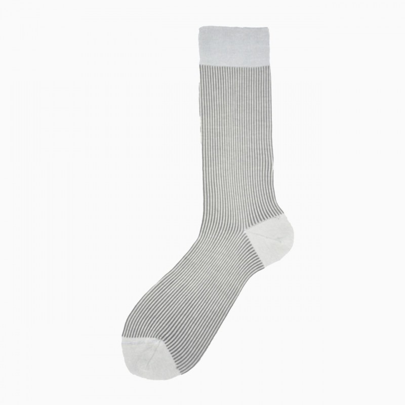 Calza lunga uomo in cotone e seta con...