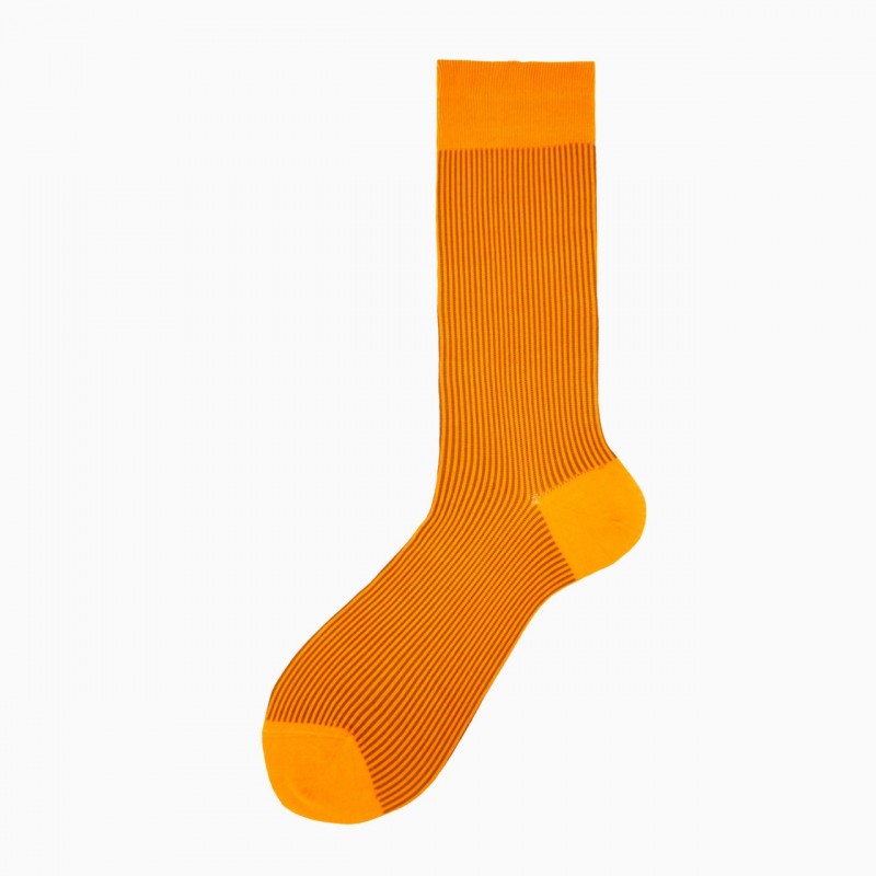 Calza lunga uomo in cotone e seta con...