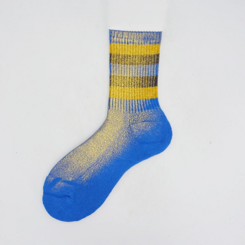 Calza in spugna di cotone con polso a...